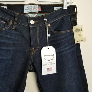 NWT Lucky Brand White Oak Cone Denim Ankle Jeans